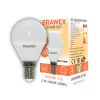 Светодиодная лампа BRAWEX SENSE шар 6Вт 3000К G45 Е14 2007B-G45S-6L