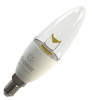 Светодиодная (LED) лампа Ecomir 3W (3 Вт), E14, 220V, желтый свет 3000 К, световой поток 285 лм (42883)